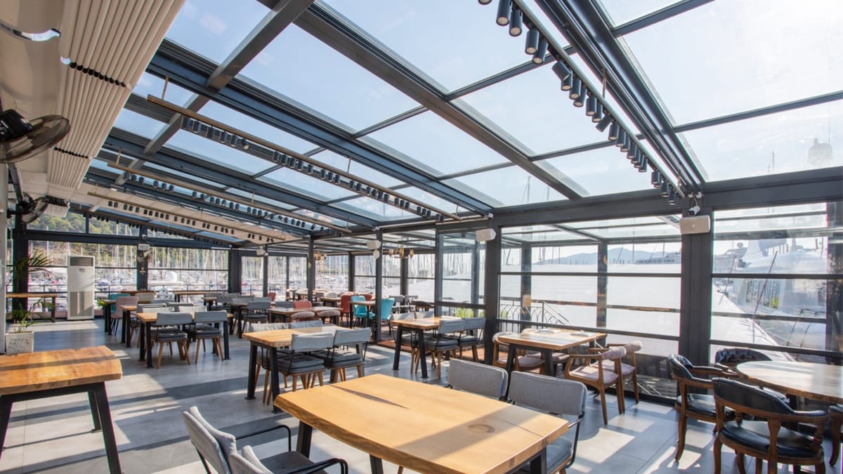Automatic Glass Ceiling System
